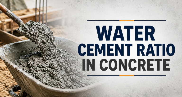 Water Cement Ratio in Concrete – Calculation Guide (2026)